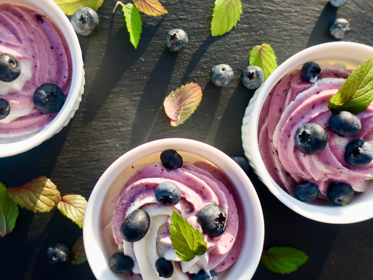 Heidelbeere-Quark-Creme